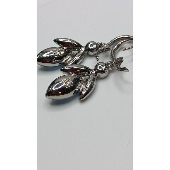 GIVENCHY & SWAROVSKI BLUE/GREEN Bracelet & Earrings - Picture 5 of 6